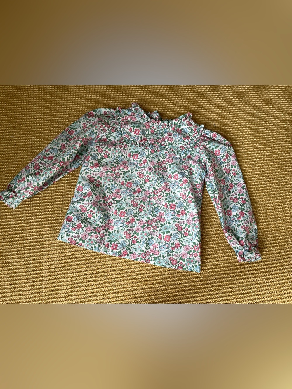Little English 4T floral blouse top
